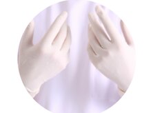 ベル(Belle)/脱毛中の手袋の着用