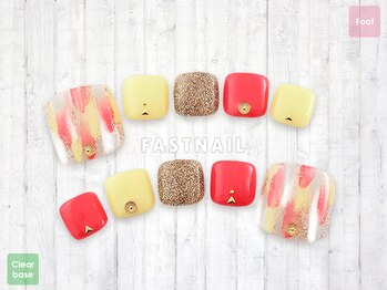 ファストネイル ロコ 志免店(FASTNAIL LOCO)/フットジェルネイル　【1125　】