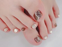 ディーネイル 四条烏丸(D-nail)/【山田】Foot キラキラ