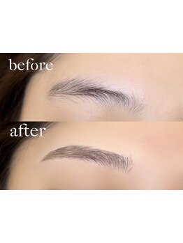 アイブロウメニューがあるサロン