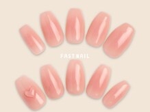 ファストネイル 高崎駅前店(FAST NAIL)/チークネイル/ハート【12398】