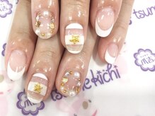 ネイルサロン 爪吉/ボーダーで夏を爽やかに過ごす♪