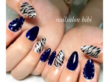 ネイルサロン ビビ(bibi)/ゼブラ柄