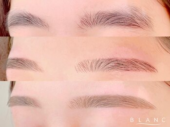 アイラッシュサロン ブラン さんすて倉敷店(Eyelash Salon Blanc)の写真/眉が描きにくい原因は産毛かも！？地眉を活かしたスタイルが人気♪おでこWAXとSETでお顔のくすみ改善◎