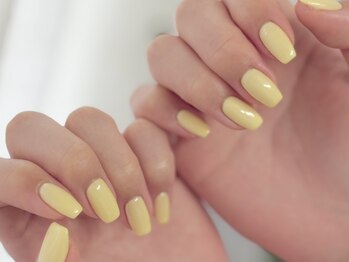 モルネイル(MORU nail)/バターカラーネイル.