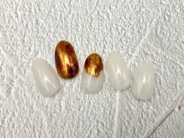 【定額】べっ甲ネイル 塗りかけ