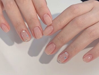 ネイルズバー 新宿店(Nails Bar)/ピンクベージュネイル