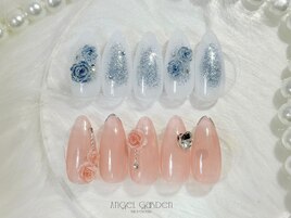 薔薇ネイル/チークネイル