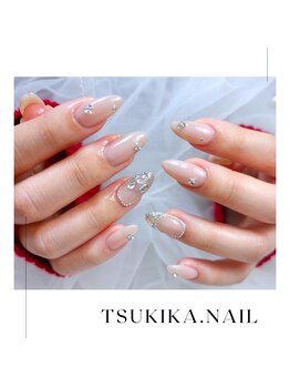 ビジューフレンチ&グラデ