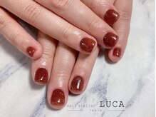 ネイルアトリエルカ(nail atelier LUCA)/W-550 深爪改善ワンカラーネイル