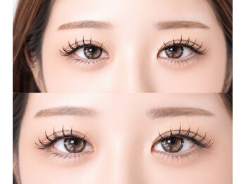 バニードール 浦添店(Bunny Doll)の写真/【当店一番人気メニュー】濃さもぱっちり感も妥協しない!まつ毛でここまで変わる