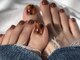 アモ ネイル(Amo NAIL)の写真/指先が語る大人可愛い★トレンドフットネイル