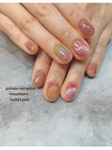 プライベート ネイルサロン マーマ(murmur)/タイダイネイル
