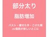 説明】脂肪増加◆脂肪太り/バストアップ/血管が浮いた痩せた手/痩せた頬に