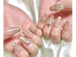 ビジュー　パーツ　キレイめ