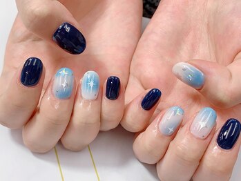 イク フォン(iku fon)/ネイビー、星