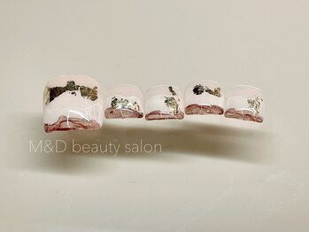 エムアンドディビューティサロン 銀座店(M&D)/【定額フットゴージャスネイル】