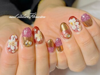 ネイルアトリエ フロラシオン/繊細アートの褒められネイル