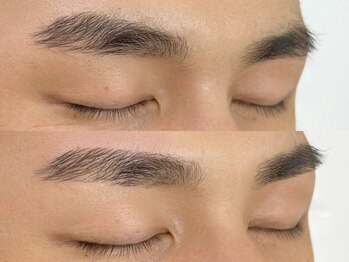 アミュー 恵比寿(AMUE)の写真/【メンズ多数】 薄眉から濃眉など眉悩みを解消し、自然でやり過ぎない眉デザインが人気◎ご夫婦で来店も♪
