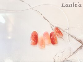 ピーチ風ネイル