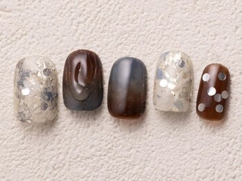 アイネイルズ 渋谷店(I nails)/もやもや秋ニュアンス