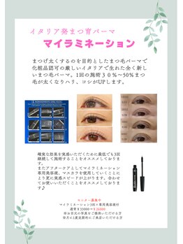 ベル リュンヌ(Belle lune)/新メニューマイラミネーション