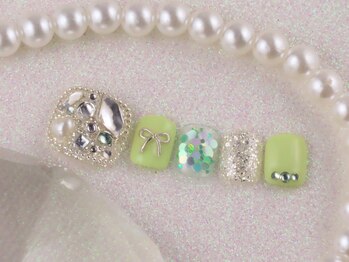 カラーズ(colors)の写真/豊富なフットメニュー☆デザイン自由¥9990/1カラ-orラメグラ ¥5490/シンプル定額¥6490/トレンド定額¥7990