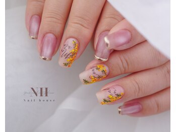 ネイルハウス(Nail house)/大人気ミモザデザイン