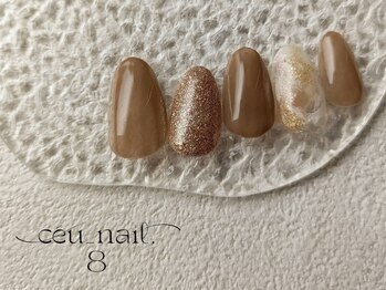 ceu_nail.8の写真/シンプルなのに目を惹く、こだわりの美フォルムでこなれ感たっぷりのオフィスネイルならお任せください◎
