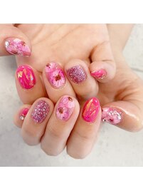 フラワーネイル