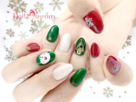 【冬】クリスマスネイル