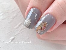 ネイルサロン モネ(Monet)/シェル＋ミラーアート