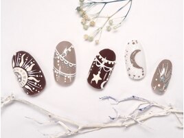 冬の大人Boho nail