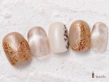 アイネイルズ 横浜WEST店(I-nails)/ミラーバタフライ10480円