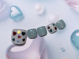 2月　定額フットネイルアート