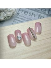 シービューティー(C BEAUTY)/ビジューネイル/ピンクネイル