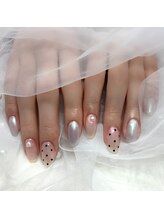 ルナンバー(LUNAMBER)/2色シンプルネイル　デザイン4本