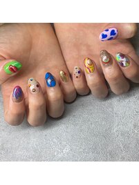海外ネイル個性