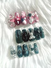 ファラウェイネイル(Faraway nail)/地雷なバレンタインネイル☆