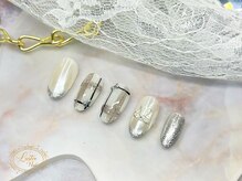 ラスターネイル(Luster nail)/冬チェックデザイン