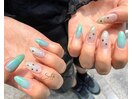 ～ミントブルー×スターネイル～