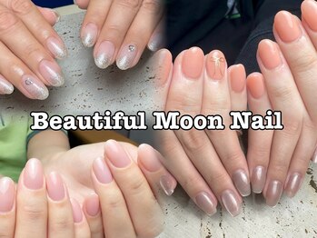 ビューティフルムーン ネイル 本厚木(Beautiful Moon Nail)の写真/どんな場面でも好印象♪迷ったらコレ!オフィス系【シンプルアート4700円】季節の新色&デザイン随時登場中☆