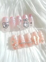 ファラウェイネイル(Faraway nail)/キレイめバレンタインネイル☆