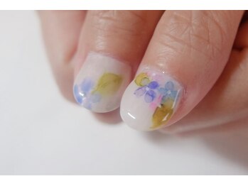 アヤネイル(Aya nail)/あじさいネイル