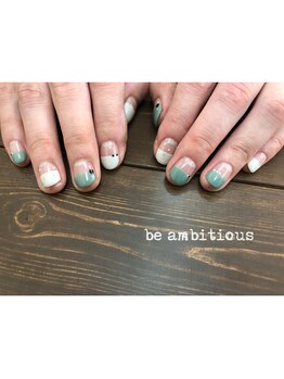 ネイルサロンアンドスクール ビーアンビシャス(be ambitious)/北欧ネイル