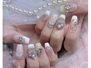 ネイル アリーズ セカンド(nail Allies 2nd)/フレンチ チェック 大人 冬