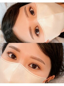 シークレットベル 草津店(SecretBelle)/ナチュラル眉とナチュラルまつ毛