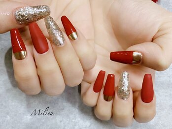 ミリュウ(Milieu)/赤ゴールドワンカラー