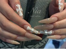 ニア ネイルサロン 大阪駅前第2ビル(Nia)/ピアス×デカクロム