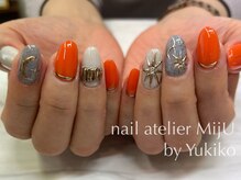ネイル アトリエ ミジュ(nail atelier MijU)/ミラー/リングアート